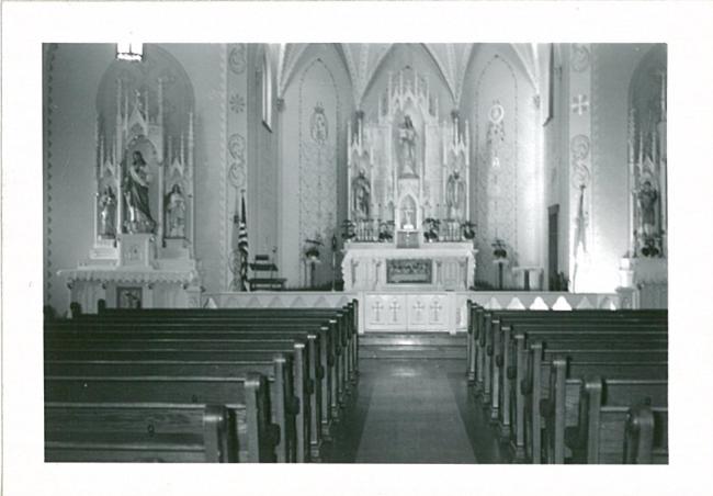 St Mary's church, interior