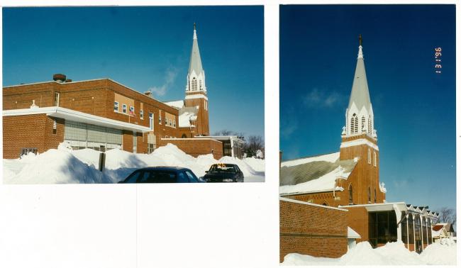 St Mary's church, two views